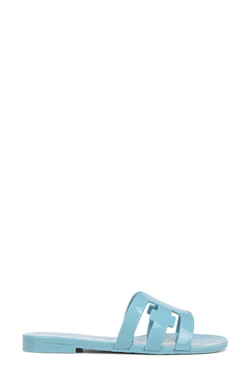 Sam Edelman Bay Jelly Slide Sandal Blue Reef Jelly In Blue Reef