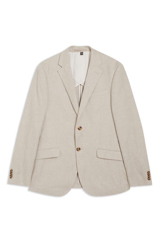 Shop Ted Baker Damaskj Slim Fit Linen & Cotton Sport Coat In Natural