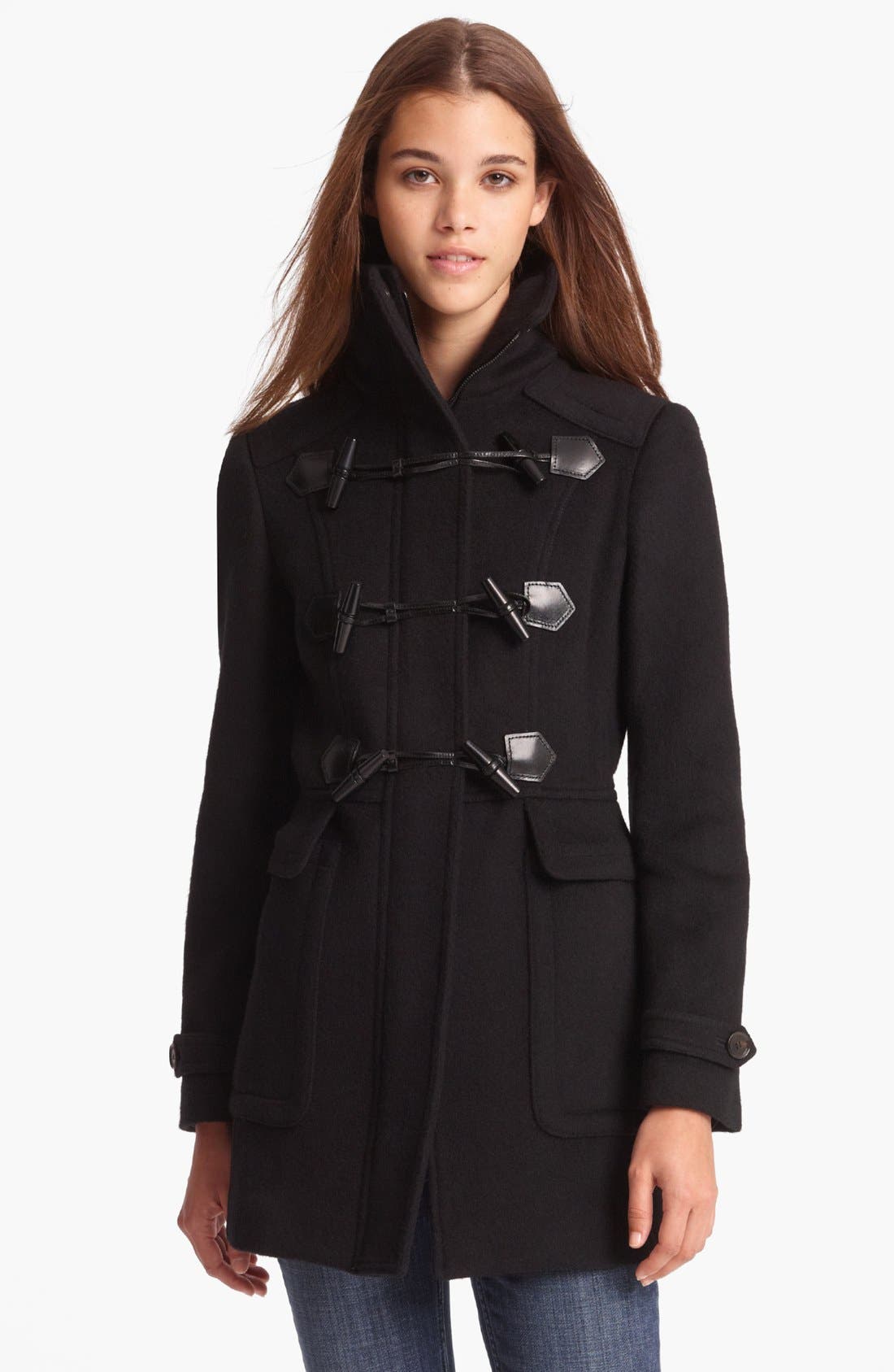 Burberry London Felted Wool Toggle Coat Nordstrom
