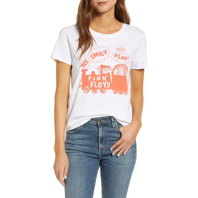 Lucky Brand Pink Floyd Graphic Tee, White
