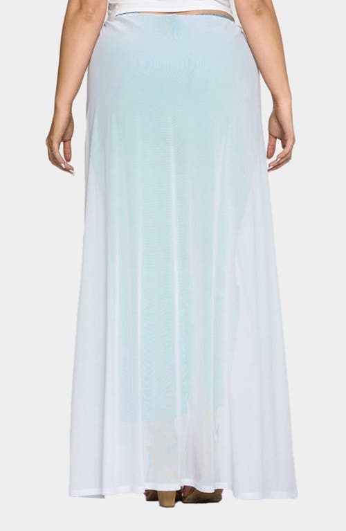 L I V D Walk Through Mesh Pants In Seafoam