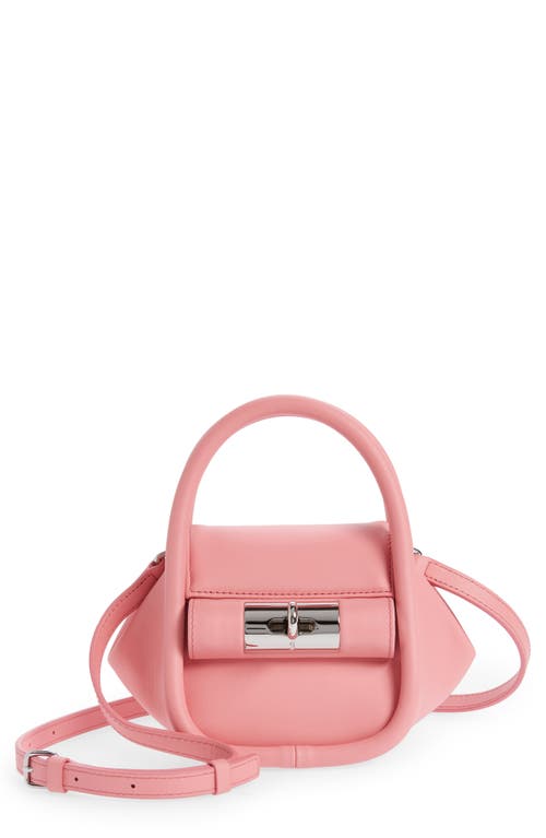 gu-de Mini Love Leather Top Handle Bag in Pink