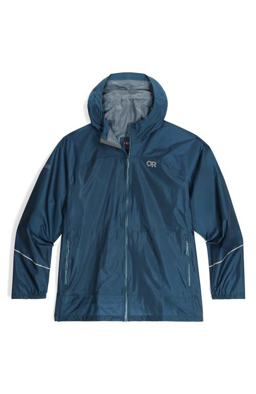 Shop Outdoor Research Helium Rain Ultralight Jacket In Harbor