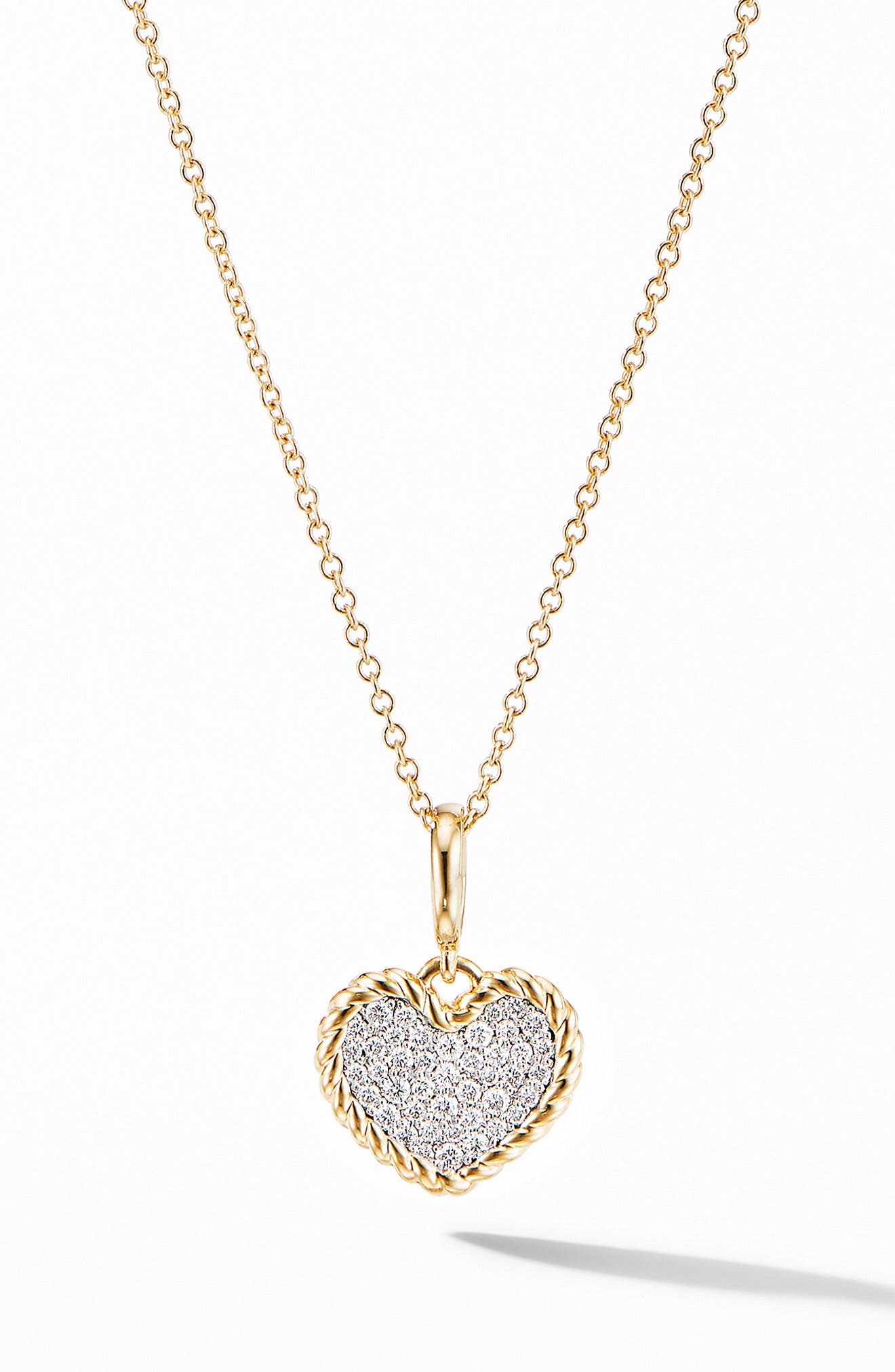 david yurman diamond heart pendant