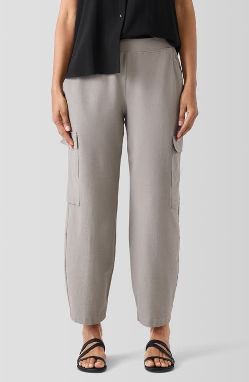 Shop Eileen Fisher Ankle Lantern Cargo Pants In Dove