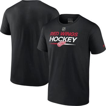 Men's Fanatics Branded Red Detroit Red Wings Team Primary Logo T-Shirt