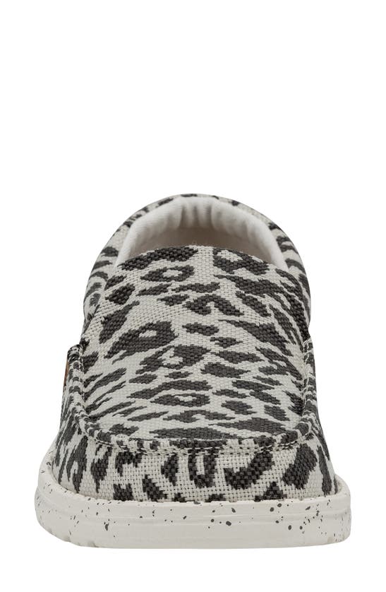 Hey Dude Misty Slip-on Sneaker In Cheetah Grey