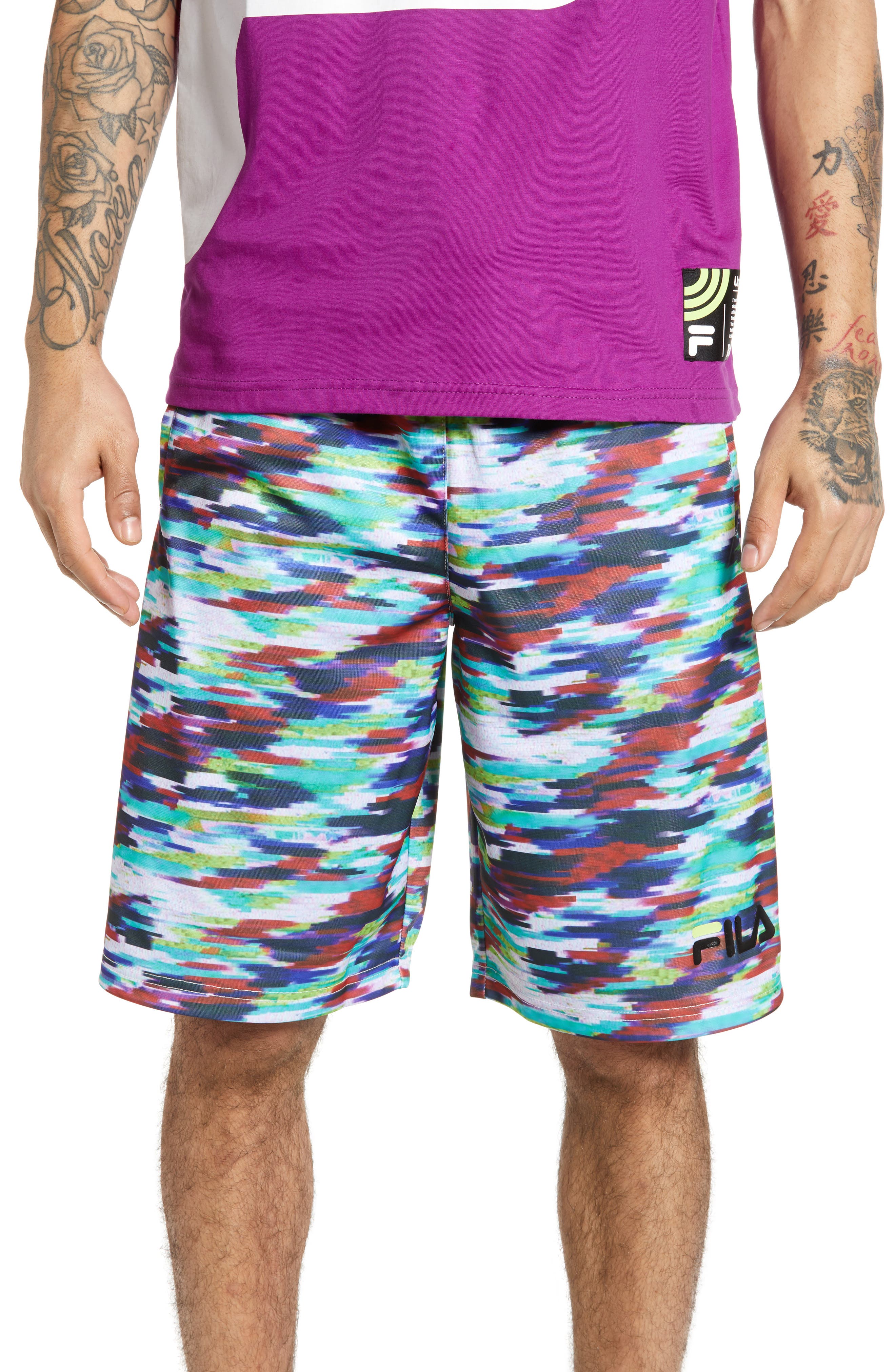fila workout shorts
