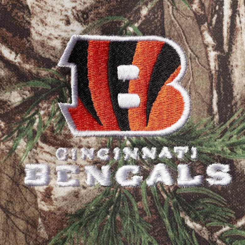 Dunbrooke Realtree Camo Cincinnati Bengals Trophy Tech Fleece Full-zip  Hoodie