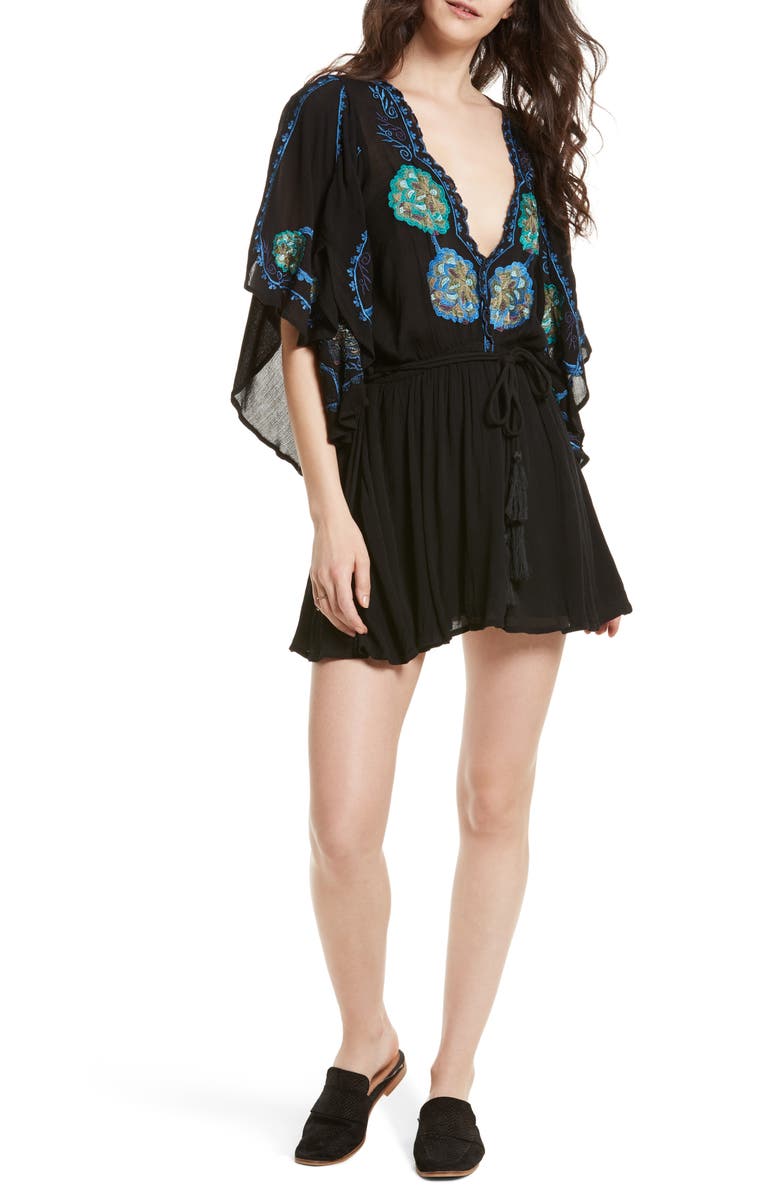 Free People Cora Embroidered Minidress | Nordstrom