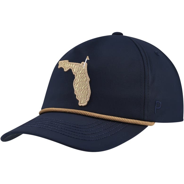 Shop Puma Navy The Players 904 Rope Flexfit Adjustable Hat