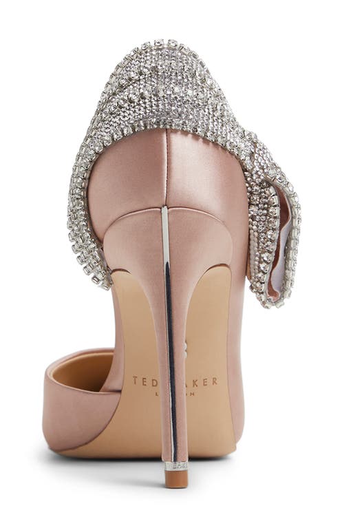 Ted Baker London Vandi Half D'orsay Pointed Toe Pump In Open Pink