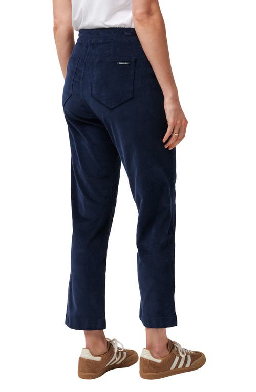 Travismathew Friday Feeling Straight Leg Ankle Pants In Navy Blazer