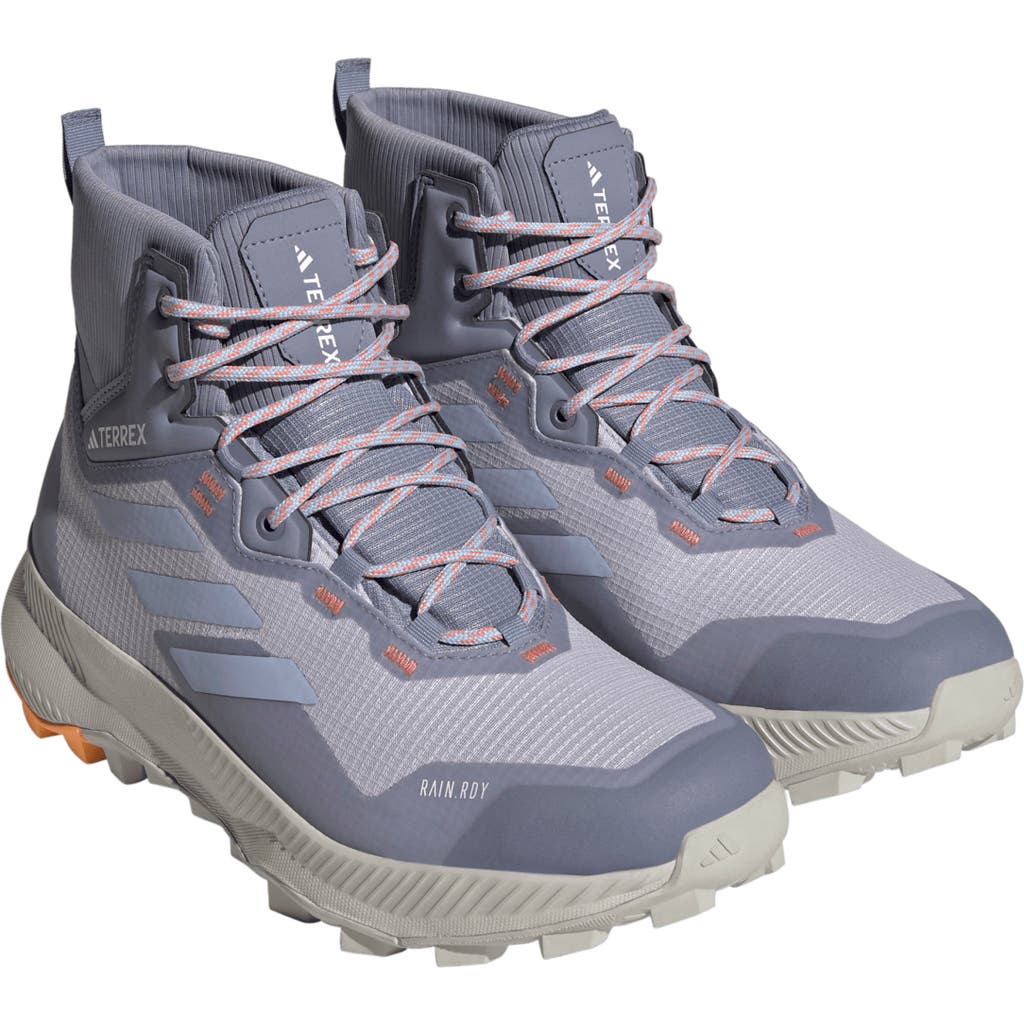 Adidas Originals Adidas Terrex Hiker Rain.rdy Waterproof Hiking Boot In Dawn/blue/coral