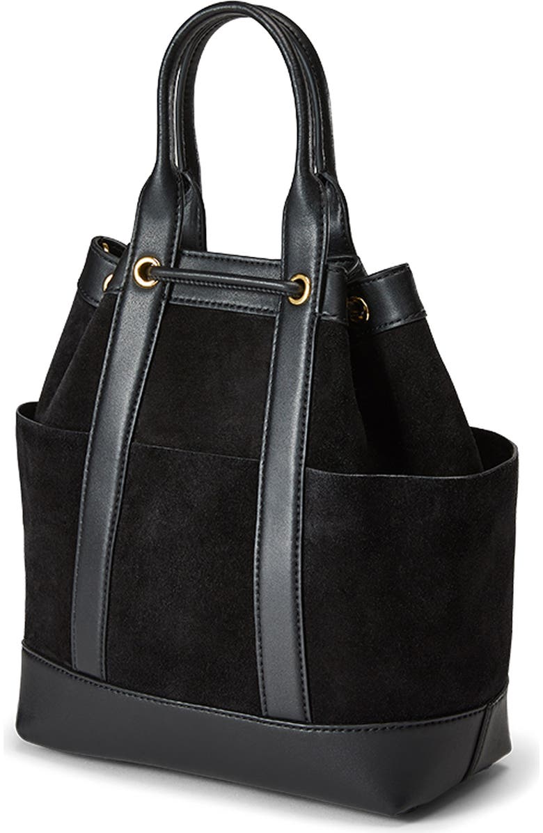 Veronica Beard Goody Suede & Leather Tote, Alternate, color,