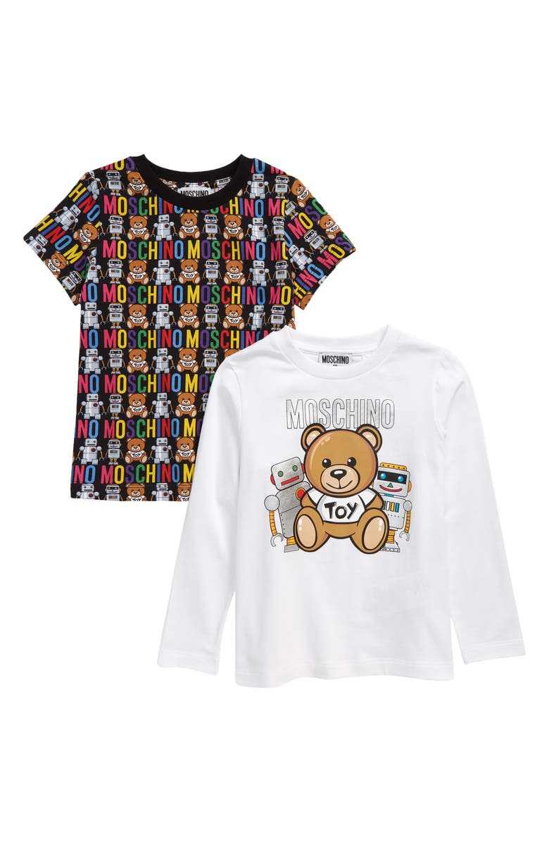 Moschino Kids Set Of Two Teddy Robots Graphic Tees Nordstrom Moschino Kids Set Of Two Teddy Robots Graphic Tees Nordstrom