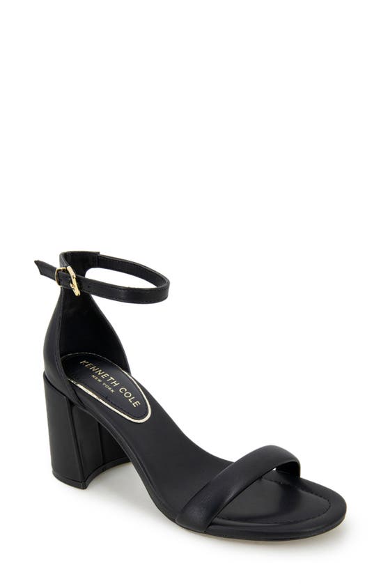 Kenneth Cole Women's Luisa Ankle Strap High Heel Sandals In Black