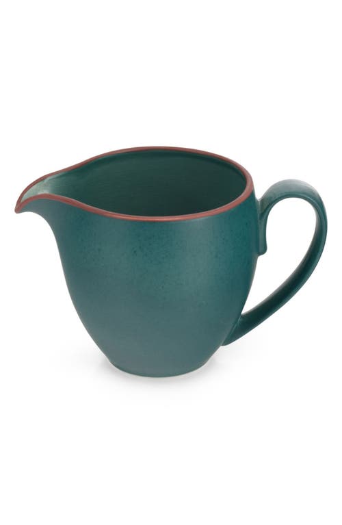 Nambe Taos Stoneware Creamer In Green