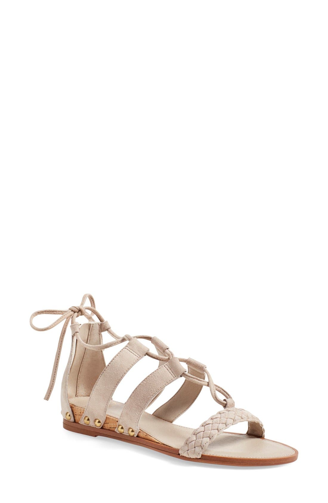franco sarto lace up sandals