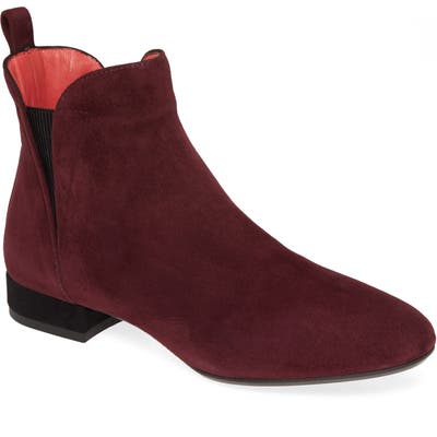 Pas De Rouge Daria Chelsea Bootie - Burgundy