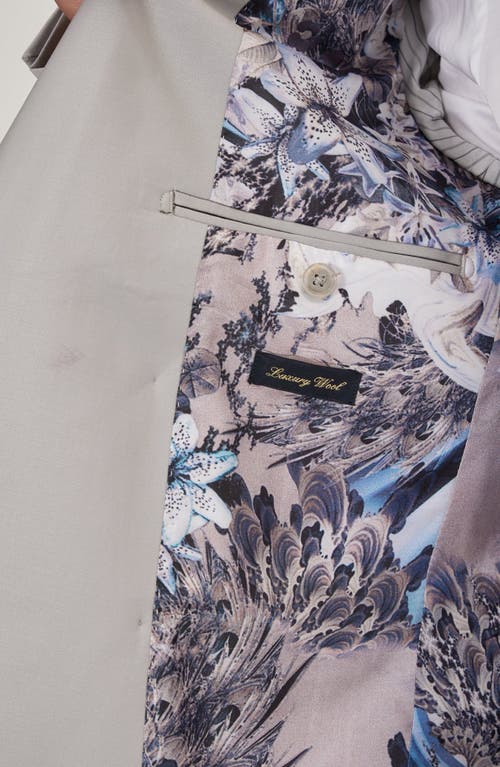 Ron Tomson Men's Modern Double Breasted, 2-piece Suit Set In Smoke