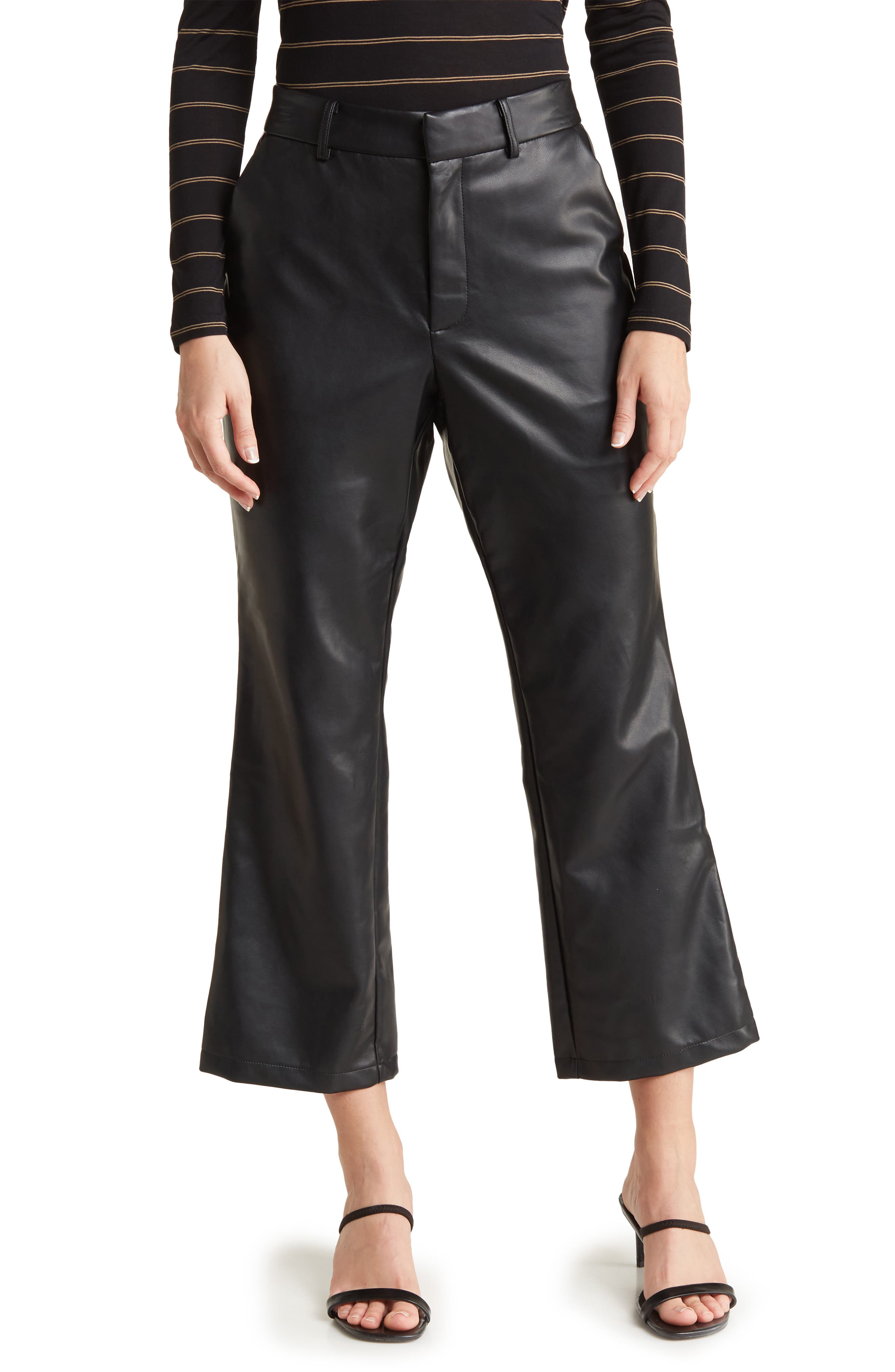 nutemperor WIDE PU leather pants