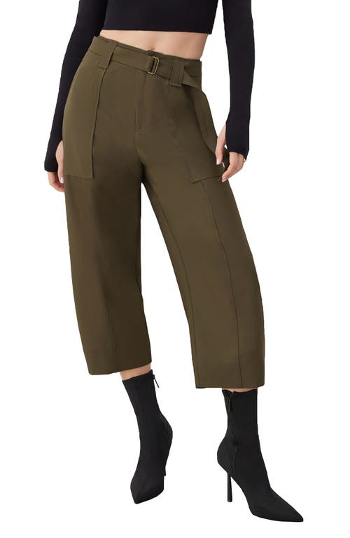 Belted Crop Utility Pants in Greene St