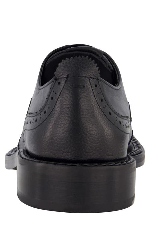 Karl Lagerfeld Cap Toe Wingtip Derby In Black