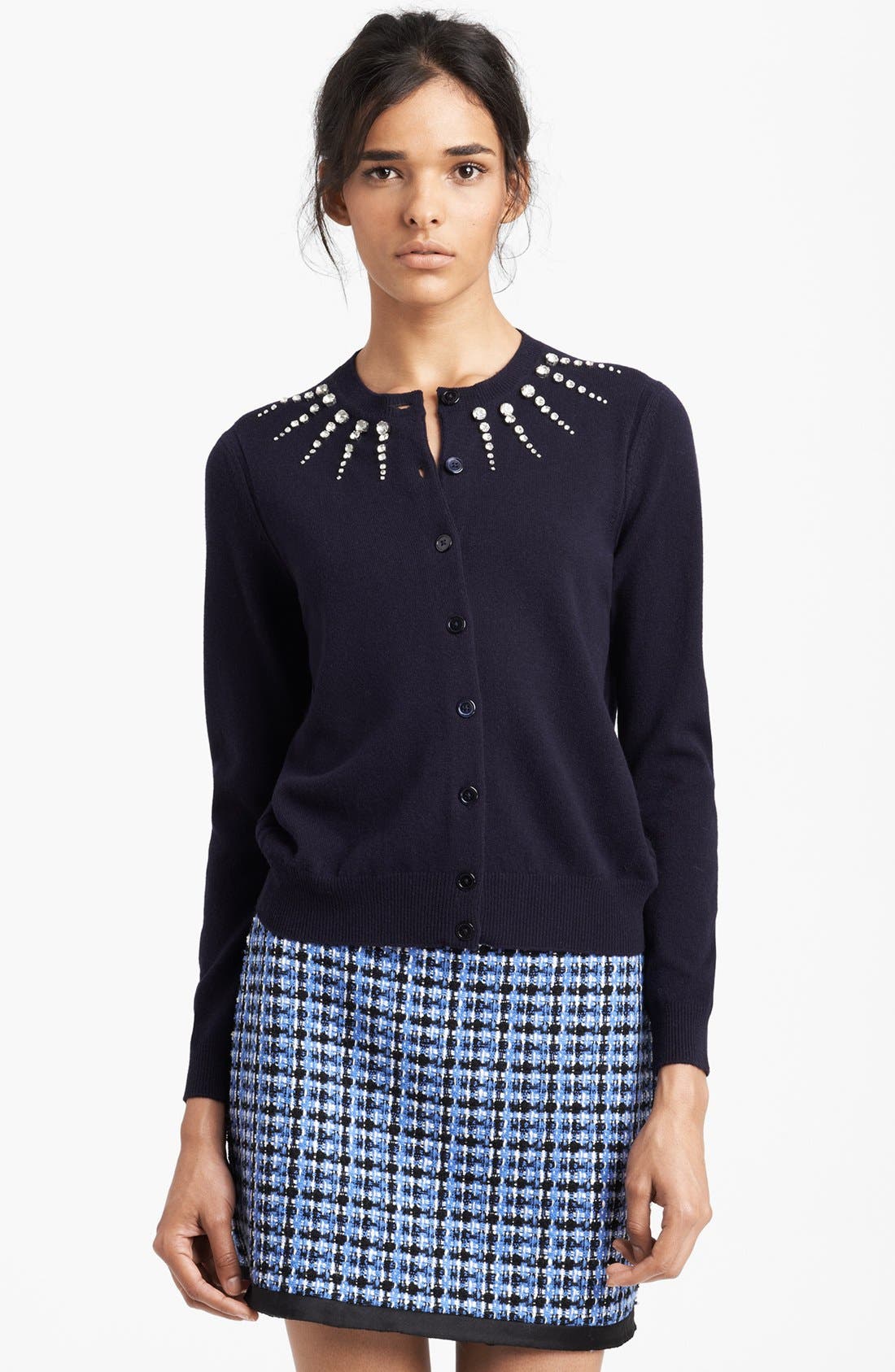 MARC JACOBS Jewel Embroidered Cardigan Nordstrom