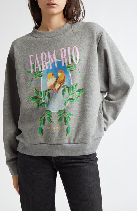 New Farm Rio Crew Neck Oversize Sweater Size outlets Medium