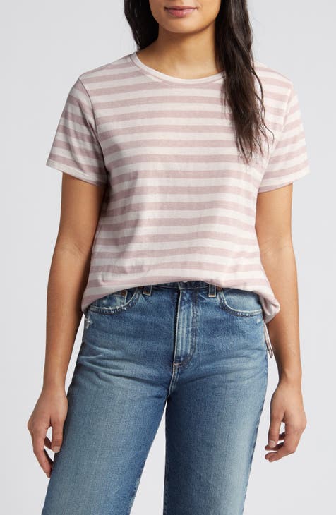 Lucky Brand Pointelle Button-up Top in Gray