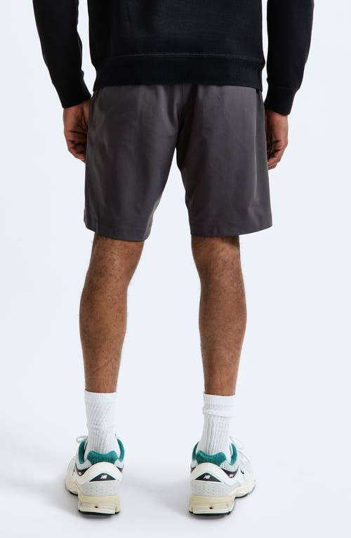 Shop Reigning Champ Stretch Warp Knit Coach's Shorts In Carbon