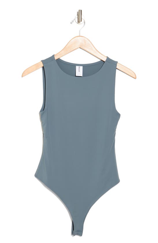 Abound High Neck Bodysuit In Blue Weather