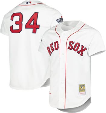 David Ortiz Signed Red Sox White Nike Baseball Jersey