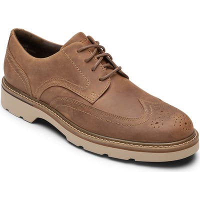Rockport Charlee Waterproof Wingtip, Brown