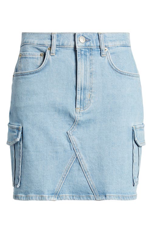 Shop Rails Laurel Denim Cargo Miniskirt In Crystal Blue