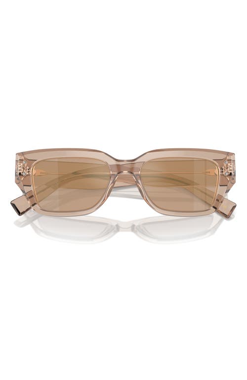 Dolce & Gabbana 52mm Cat Eye Sunglasses in Camel at Nordstrom