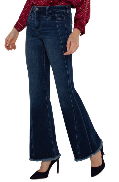 Shop Liverpool Hannah Welt Pocket Flare Jeans In Mount Dora