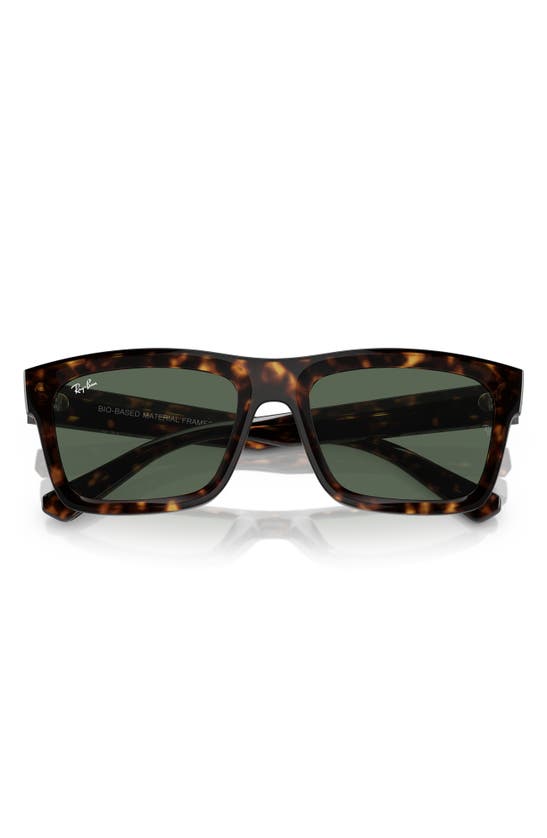 Ray Ban Warren 54mm Rectangular Sunglasses In Havana