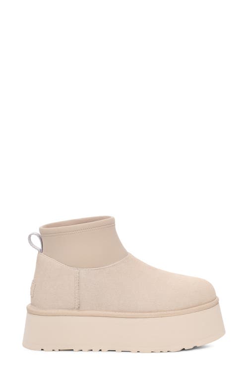 Shop Ugg(r) Classic Mini Dipper Puffer Platform Boot In White/ceramic