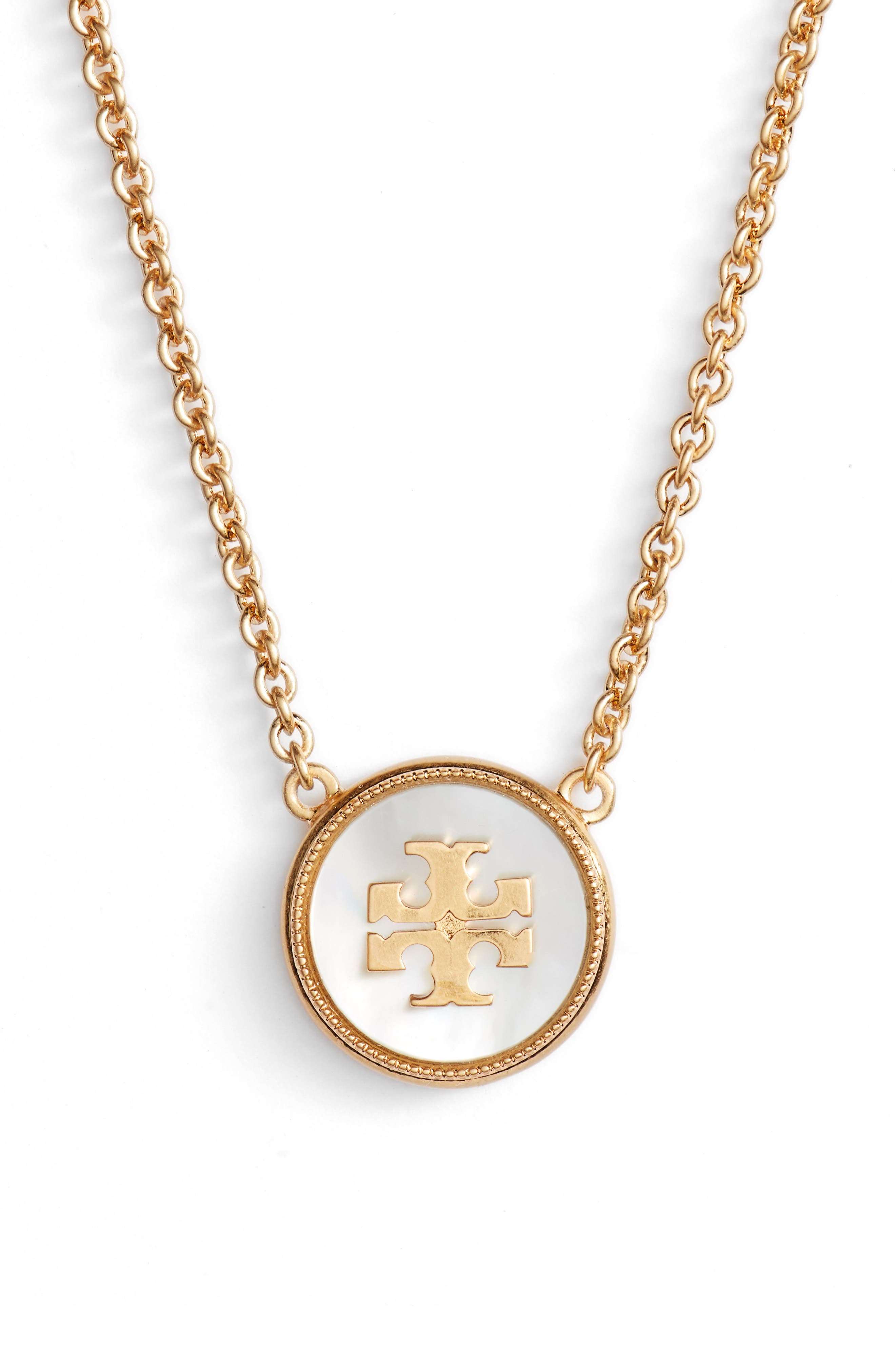 Tory Burch Semiprecious Pendant Necklace Nordstrom