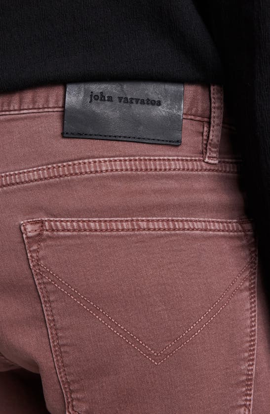 Shop John Varvatos J702 Slim Fit Jeans In Mauvewood