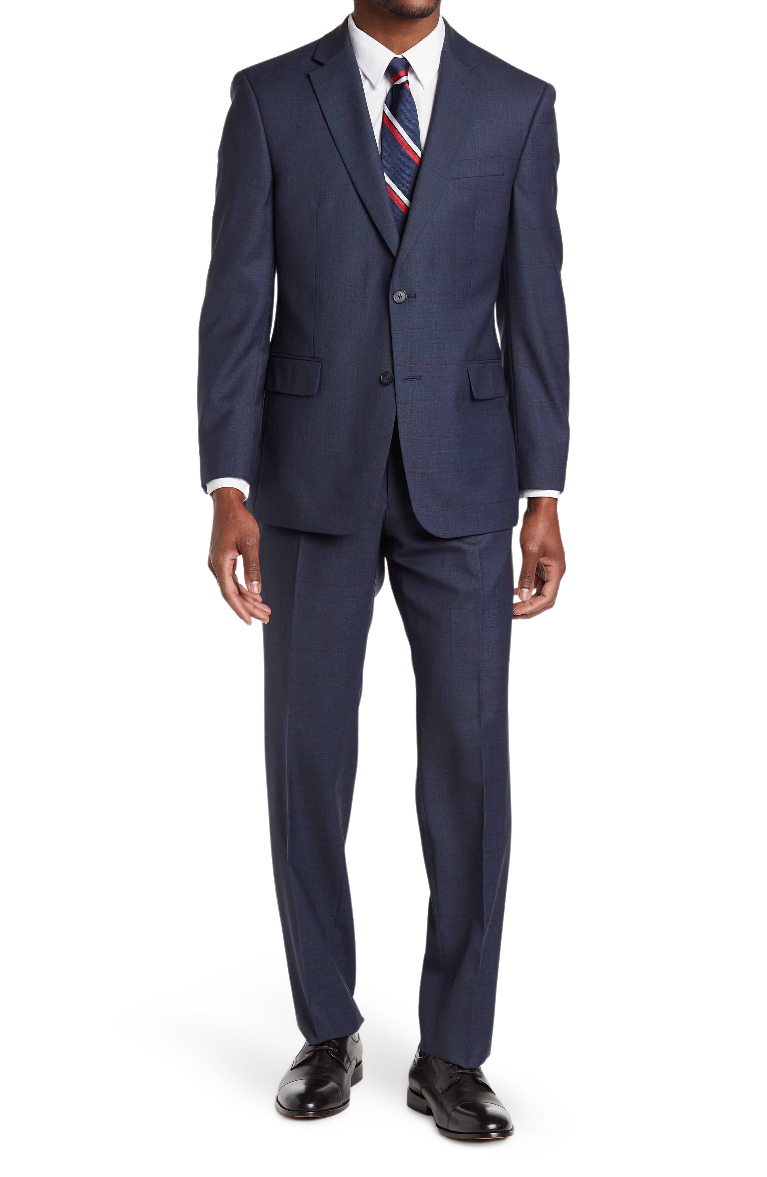 tommy hilfiger windowpane suit