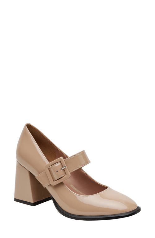 Linea Paolo Belle Mary Jane Pump in Maple Sugar