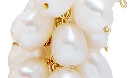 Shop Saachi Pearl Vineyard Dangle Earrings In Gold