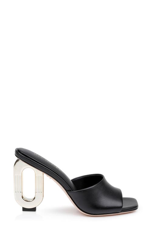 Shop Dee Ocleppo Ibiza Slide Sandal In Black Leather