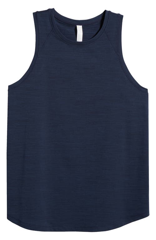 Shop Zella Energy Performance Tank In Navy Sapphire