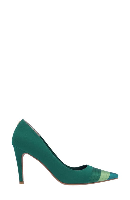 Shop J. Reneé Garbina Pointed Toe Pump In Emerald