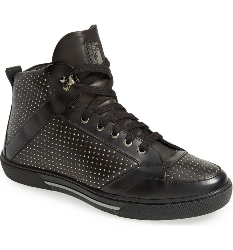 Versace Collection Perforated High Top Sneaker (Men) | Nordstrom