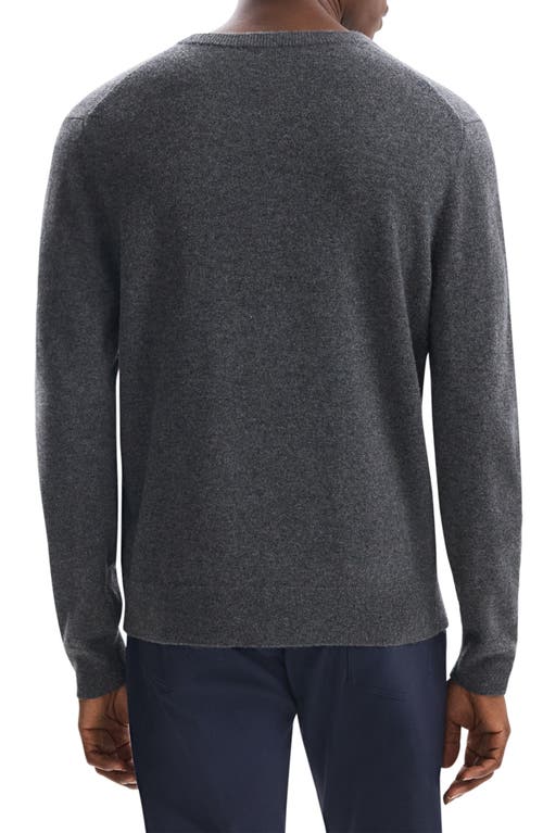 Shop Theory Hilles Cashmere Sweater In Grey Heather